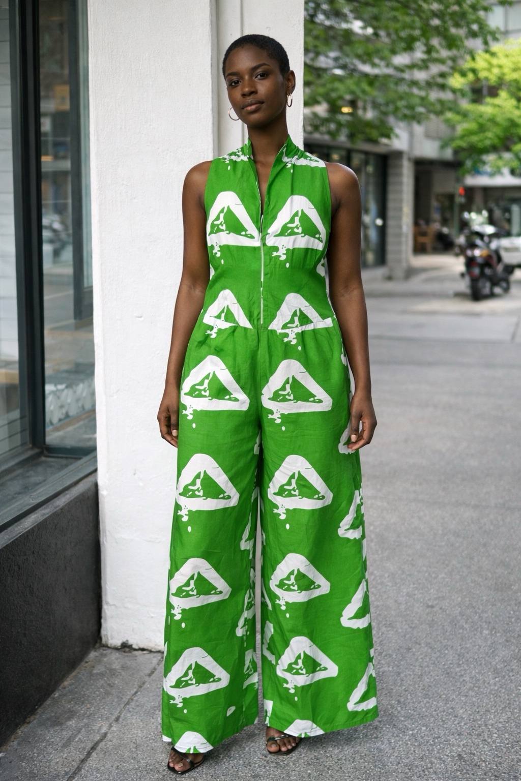 Women’s Ankara Print Jumpsuit – Elegant African Wax Fashion