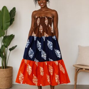 Ankara Tiered Midi Dress & Maxi Skirt